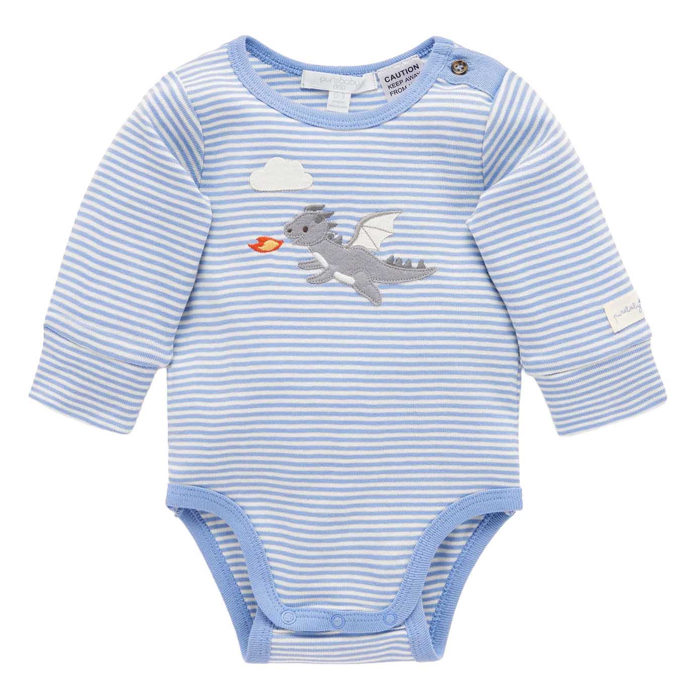 Purebaby Applique Bodysuit